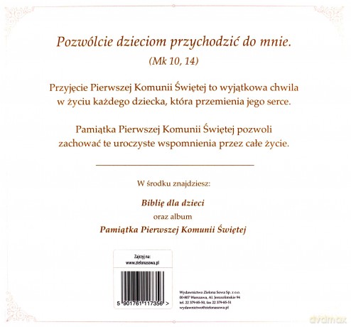 Pamiątka Pierwszej Komunii Świętej - zestaw [KSIĄŻKA]