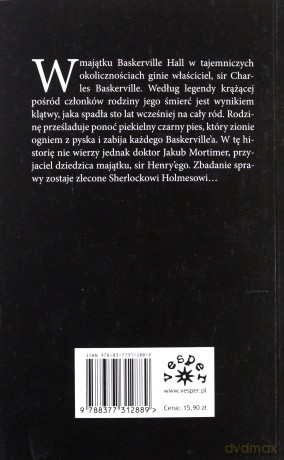 Pies Baskervilleów - Conan Doyle [KSIĄŻKA]