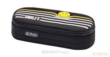 Piórnik kosmetyczka etui Smiley B&Y Stripes