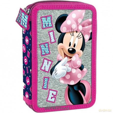 Piórnik z wyposażeniem 2-komorowy Minnie 21