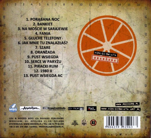 Koniec Świata: Oranżada (digipack) [CD]