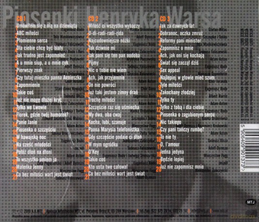 Piosenki Henryka Warsa - Już nie zapomnisz mnie [3CD]