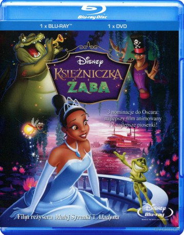 Księżniczka i żaba (Disney) [Blu-Ray]+[DVD] (Królewna)