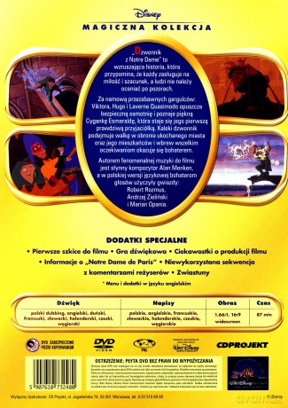 Dzwonnik z Notre Dame (Magiczna Kolekcja) (Disney) [DVD]