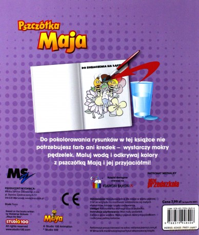 Pszczółka Maja. Wodą malowane [KSIĄŻKA]