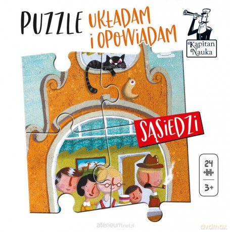 Puzzle. Układam i opowiadam. Sąsiedzi 3+ [PUZZLE]