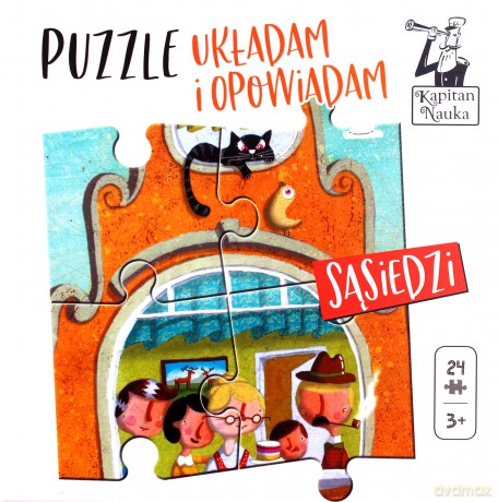 Puzzle. Układam i opowiadam. Sąsiedzi 3+ [PUZZLE]