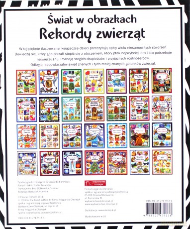 Rekordy zwierząt. Świat w obrazkach - Emilie Beaumont [KSIĄŻKA]