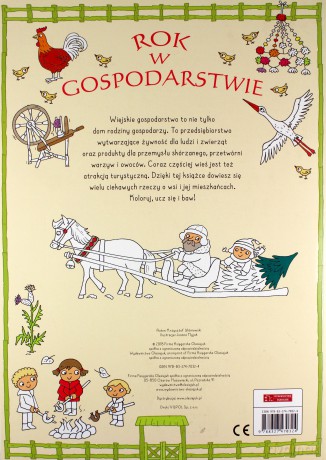 Rok w gospodarstwie do kolorowania - Krzysztof Wiśniewski [KSIĄŻKA]