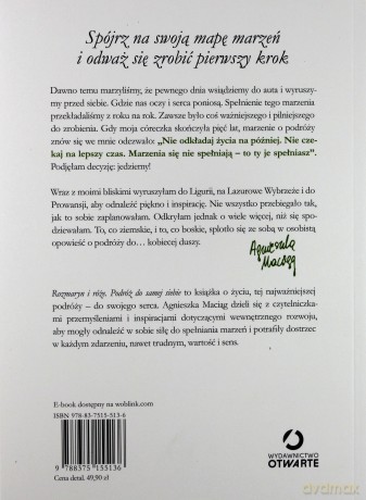 Rozmaryn i róże. Podróż do samej siebie - Agnieszka Maciąg [KSIĄŻKA]