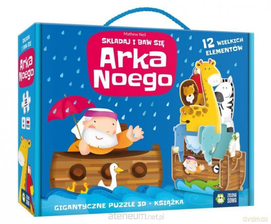 Składaj i baw się. Arka Noego - Mathew Neil, Agata Byra [PUZZLE]
