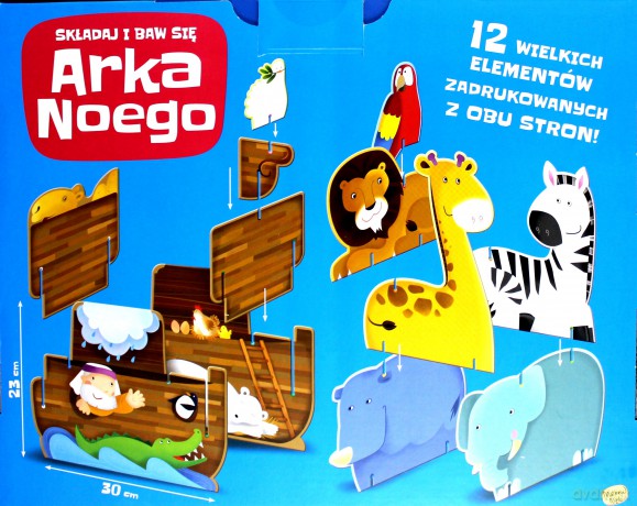 Składaj i baw się. Arka Noego - Mathew Neil, Agata Byra [PUZZLE]