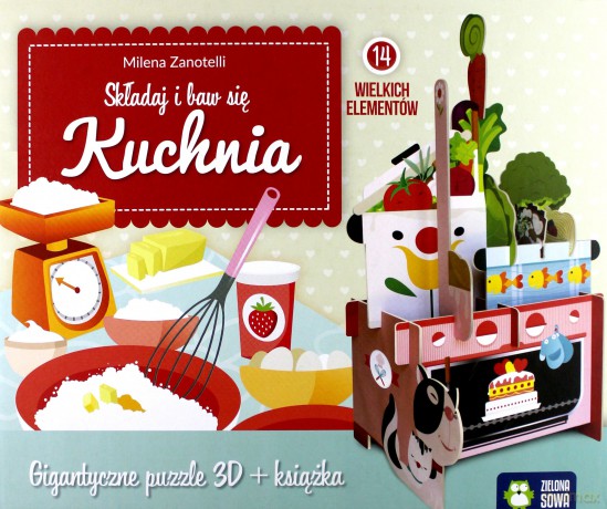 Składaj i baw się. Kuchnia - Milena Zanotelli, Agata Byra [PUZZLE]