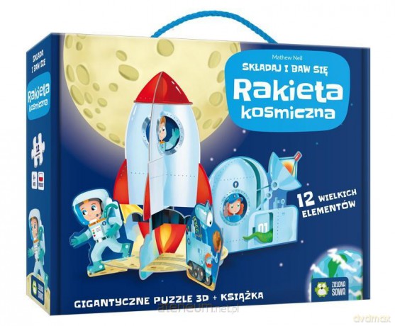Składaj i baw się. Rakieta - Mathew Neil, Agata Byra [PUZZLE]