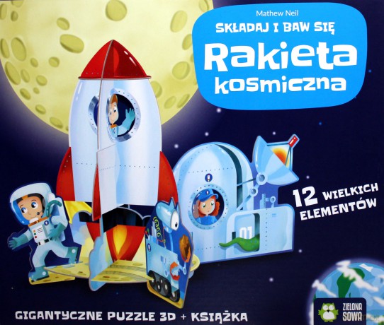 Składaj i baw się. Rakieta - Mathew Neil, Agata Byra [PUZZLE]