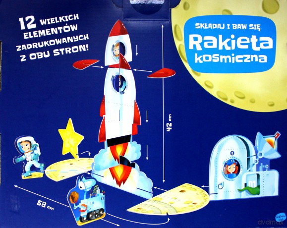Składaj i baw się. Rakieta - Mathew Neil, Agata Byra [PUZZLE]