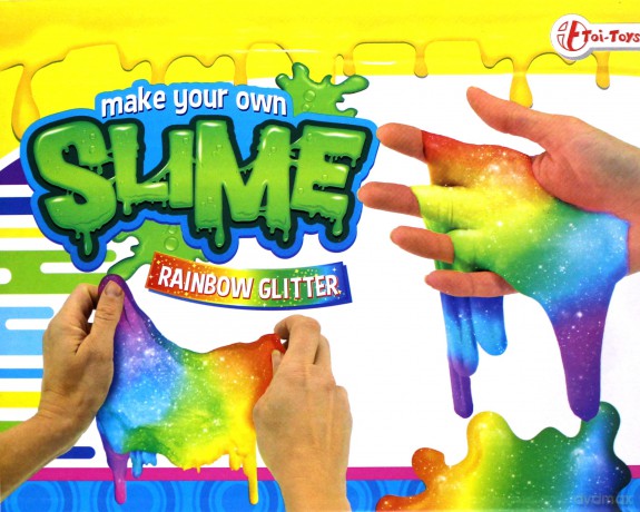 Slime zrób własne tęczowe gluty