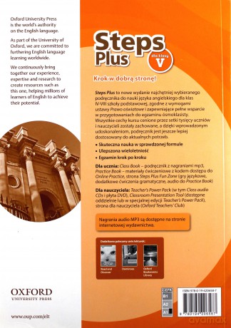 Steps Plus 5 materiały ćwiczeniowe z kodem [KSIĄŻKA]