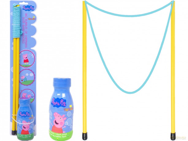 Sznurek do baniek Świnka Peppa+ 400 ml płyn
