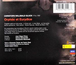 Juan Diego Florez: Gluck:Orphee Et Eurydice [CD]