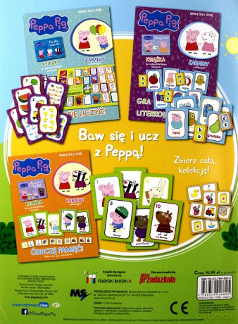 Świnka Peppa. Bawię się i uczę. Wesołe talerze [KSIĄŻKA]
