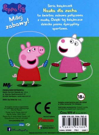 Świnka Peppa. Nauka dla zucha. Sportowe wyzwania [KSIĄŻKA]