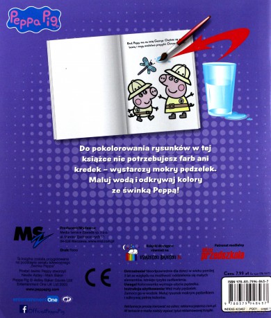 Świnka Peppa. Wodą malowanie. Lubię kolory! [KSIĄŻKA]