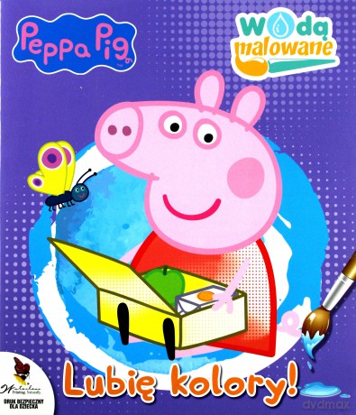 Świnka Peppa. Wodą malowanie. Lubię kolory! [KSIĄŻKA]