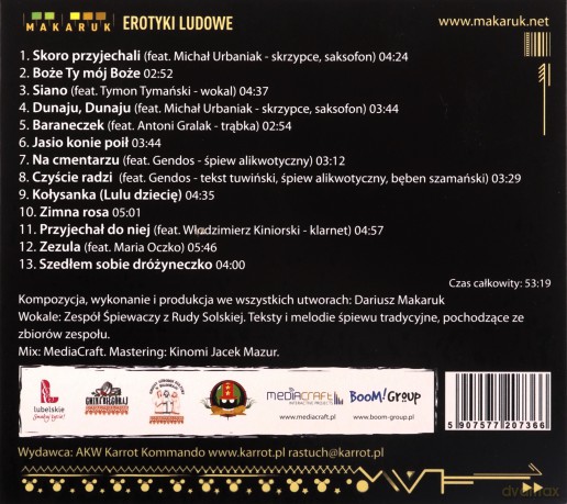 Makarut: Erotyki Ludowe [CD]