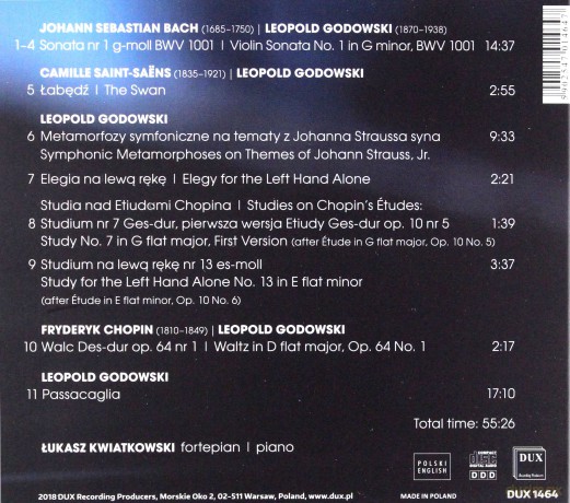 Łukasz Kwiatkowski: Godowski. Muzyka fortepianowa [CD]