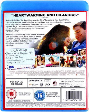 Love, Rosie [Blu-Ray]
