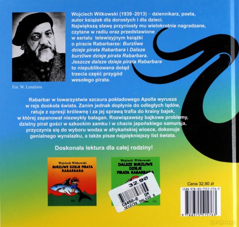 Jeszcze dalsze burzliwe dzieje pirata Rabarbara - Wojciech Witkowski [KSIĄŻKA]