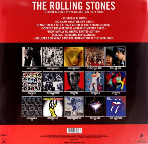 The Rolling Stones: The Rolling Stones: Studio Albums Vinyl Collection 1971 - 2016 (Limited) [20xWinyl]