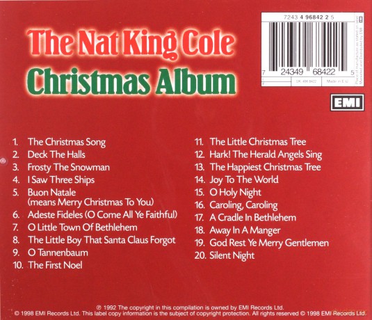 Nat King Cole: Christmas Album [CD]