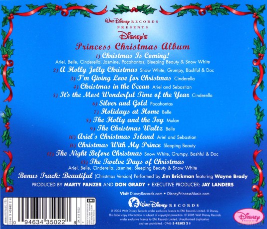 DisneyS Princess Christmas Album [CD]