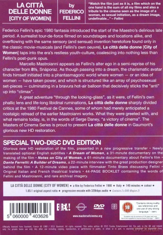 La Citta Delle Donne City Of Women [2DVD]