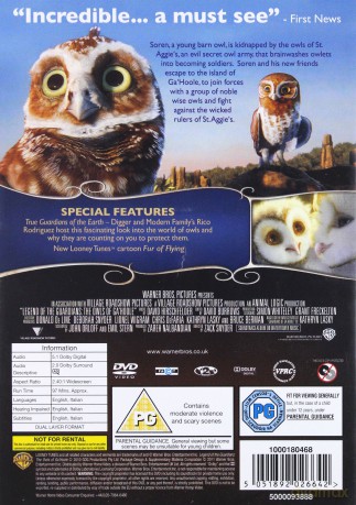Legend of the Guardians: The Owls of Ga'Hoole [DVD]