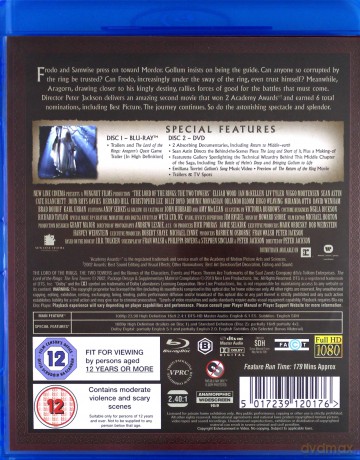 Lord Of The Rings: The Two Towers [2xBlu-Ray]