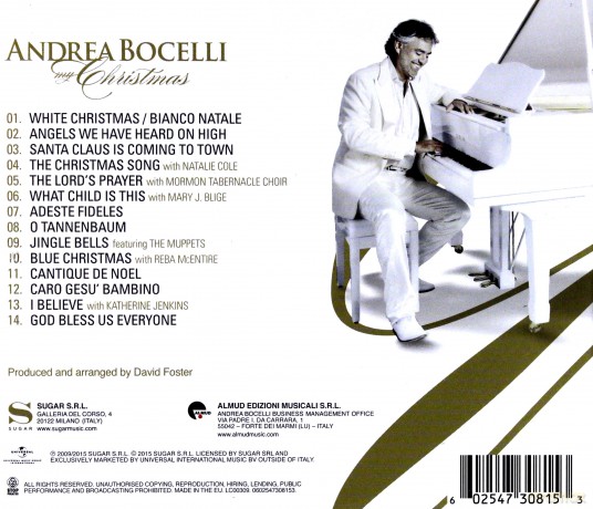 Andrea Bocelli: My Christmas [CD]