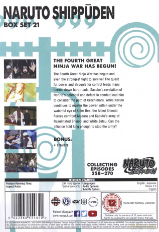 Naruto Shippuden - BOX Set 21 [2DVD]