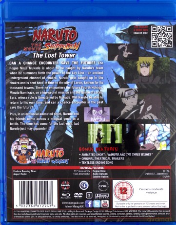 Naruto Shippuden - Movie 4 - The Lost Tower [2xBlu-Ray]