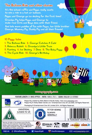 Peppa Pig The Balloon Ride [DVD]