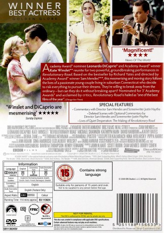Revolutionary Road (Droga do szczęścia) [DVD]