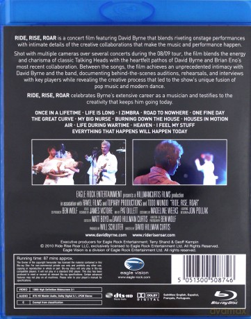 David Byrne: Ride. Rise. Roar [Blu-Ray]