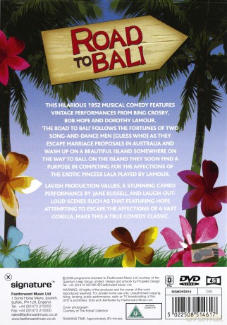 Road To Bali [DVD]