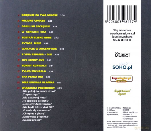 Metrum: Dziekuję Za Twą Miłość [CD]