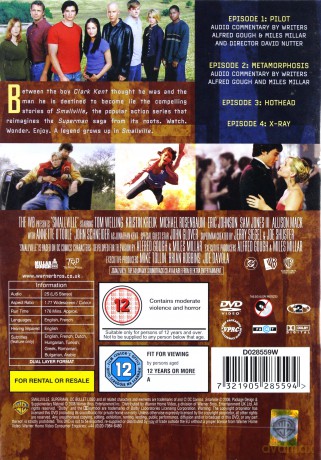 Smallville Season 1 Episodes 1-4 [DVD]