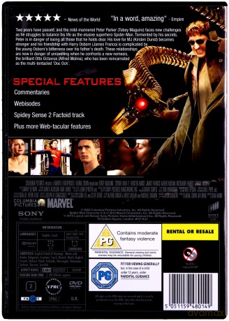 Spiderman 2 [DVD]