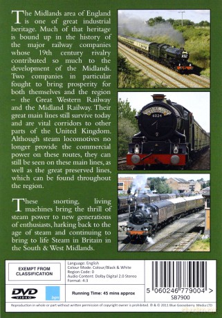 Steam In Britain South And West [DVD]