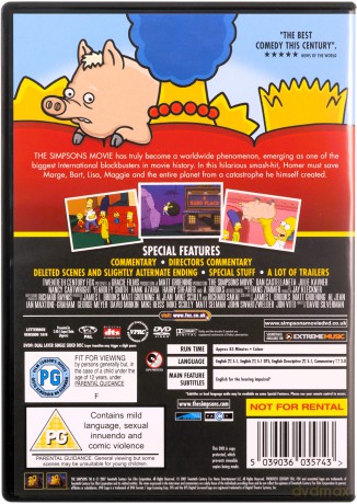 The Simpsons Movie (Simpsonowie: Wersja kinowa) [DVD]